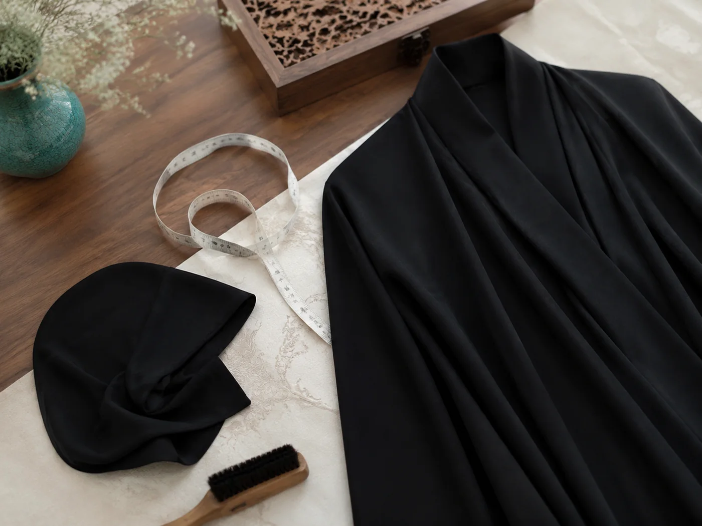 ابزارهای ساده اندازه‌گیری و آماده‌سازی برای انتخاب چادر